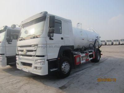 6X4 9000L Sweage Vacuum Tank Fecal Suction Tanker Truck