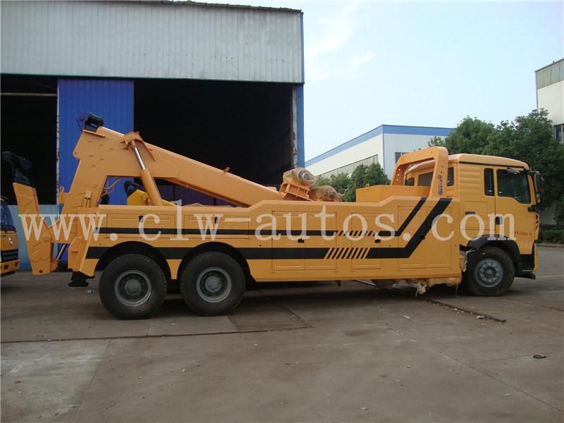 Sinotruk HOWO 6X4 20tons 25t Heavy Duty Wrecker Truck Emergency Recovery Towing Conjoined Truck