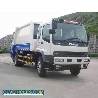 Isuzu Left Hand Driving Heavy Duty Garbage Compactor Strong Truck