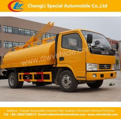 4X2 Dongfeng 3t Sewage/Fecal Suction Truck