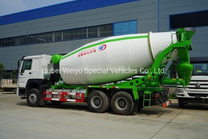 China Hot Sale 6*4 HOWO 14-16cbm Concrete Mixing Vehicles 14-16m3 Cement Mixer Truck