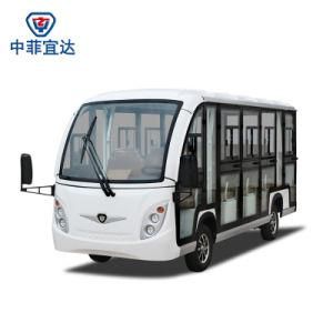 Ce Approved 72V 14 Passenger Electric Power Bus for Tourism