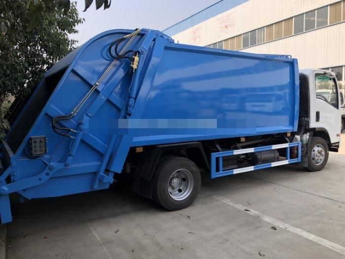 Hot Sale Japanese Isuzu 4*2 5m3 5cbm Self Compressed Waste Removal Vehicles 4t 5tons Compactor Garbage Truck