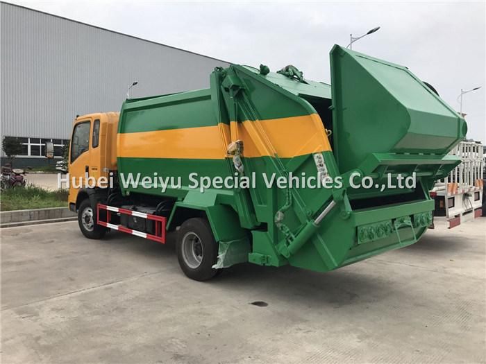 Sinotruk HOWO 6cbm Compression Garbage Truck Refuse Collection Vehicle for Waste Management