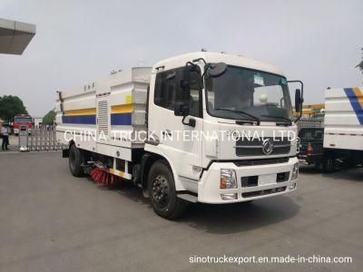 Dongfeng 4X2 Diesel Vacuum Road Sweeper Truck for Sale