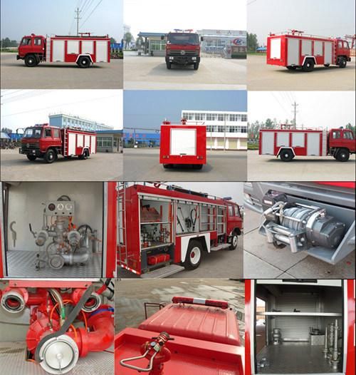 190HP Euro 3 Water Fire Fighting Truck with Good Fire Pump