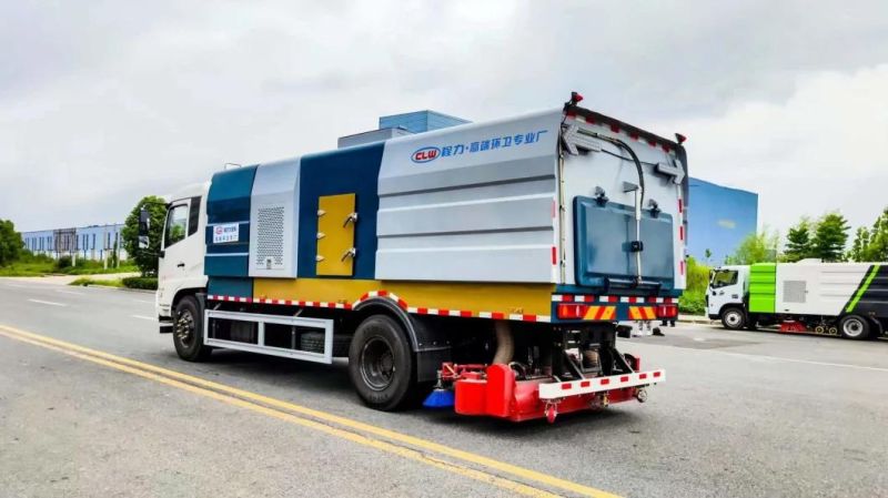 Dongfeng 4cbm Water Tank Vacuum Street Sweep Truck