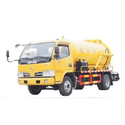 Small Dongfeng 3cbm 4cbm 3000L 4000L Waste Collector Sewer Cleaning Truck