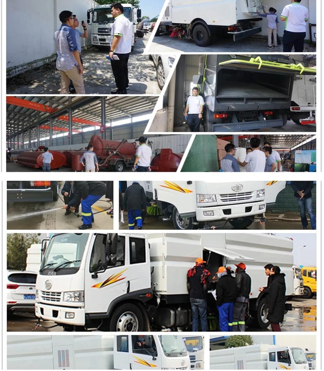 Dongfeng Washing Street Vehicle Road Cleaning Dust Vacuum Sweeper Truck