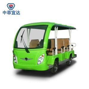 11 Passenger 72V Electric Power Bus for Theme Park