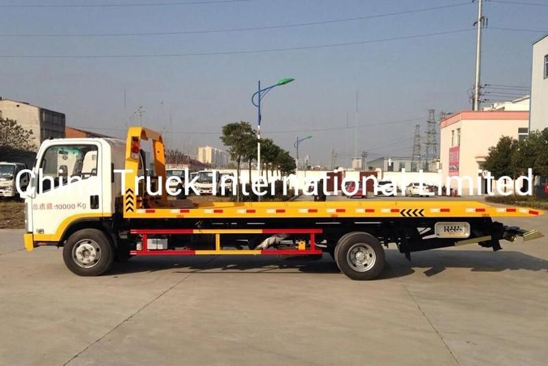 Isuzu Nqr 700p 4*2 191HP Flatbed Rollback Tow Truck