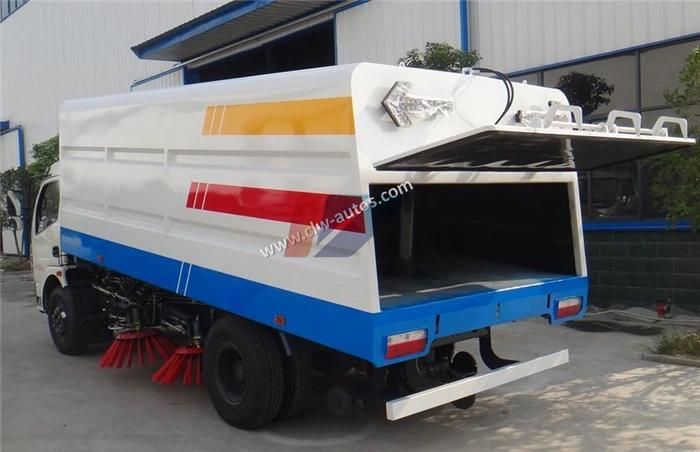 Dongfeng 8cbm Road Sweeper Truck Pavement Sweepers Truck with 4 Brushes