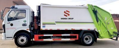 New Product Made in China Dongfeng 4X2 8cbm Compression Garbage Truck for Sale