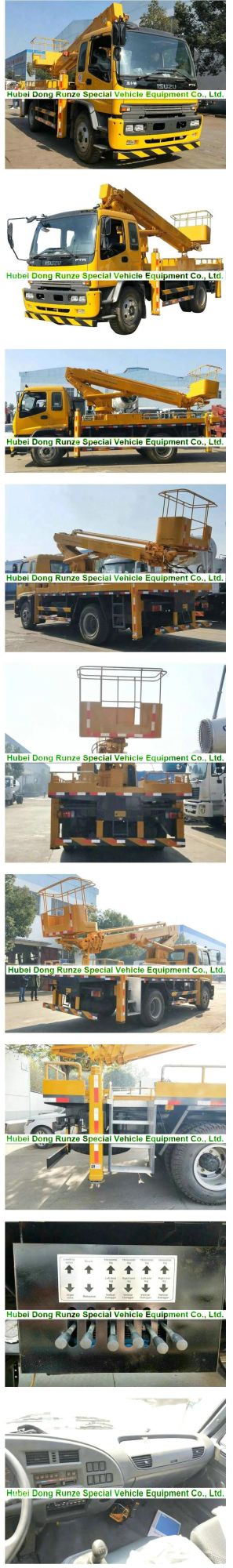 Suzu Platform Truck 20m-22m 23mftr /Fvr (Telescopic Boom Aerial bucket truck, high altitude operation truck Street Lights maintenance)