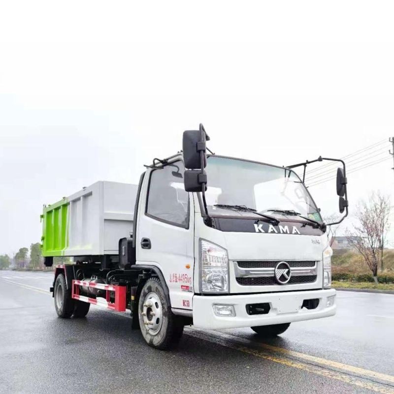 Kmc Hook Arm Garbage Truck Carrying Capacity 10 Tons Hook Lift Garbage Truck