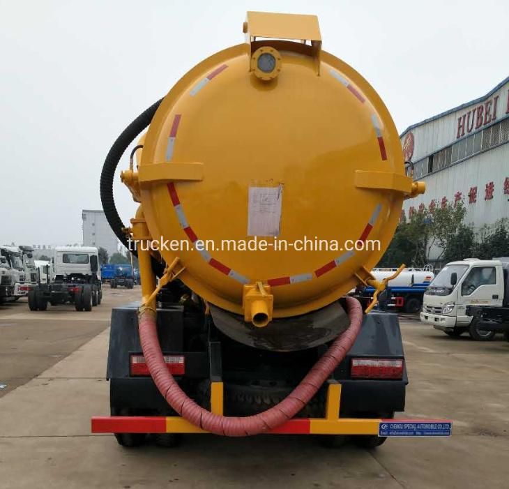 Factory Direct Sales Low Price 18000liters 6*4 Dongfeng Steel Suction Sewage Truck