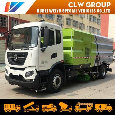 Dongfeng 8tons Washing Sweeper Truck 16m3/16cbm Road Cleaning Washer Equipment