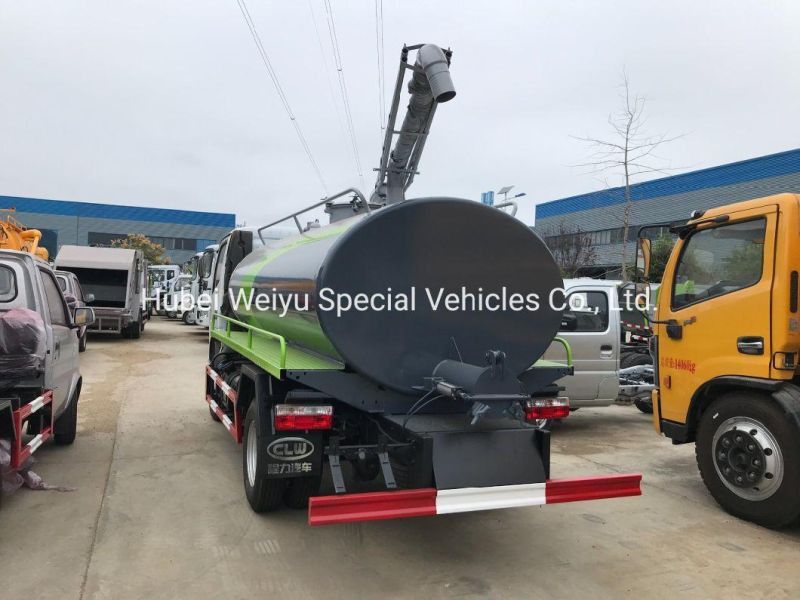 Dongfeng Brand 5 Cbm 5, 000liters Fecal Sewage Suction Truck Vacuum Cleaning Sludge Tanker for Sale