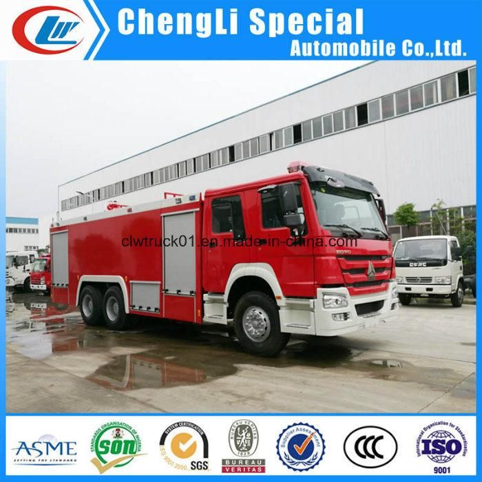 HOWO 6X4 Mobile Fire Fighting Equipment Fire Truck