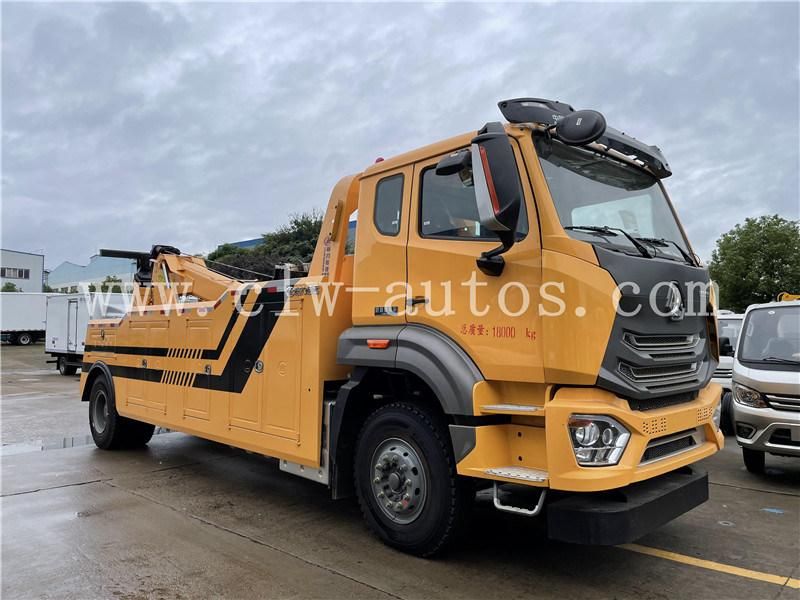 Sinotruk HOWO 4X2 10tons Conjoint Towing Wrecker Truck Wheel Lift Emergency Rescue Truck