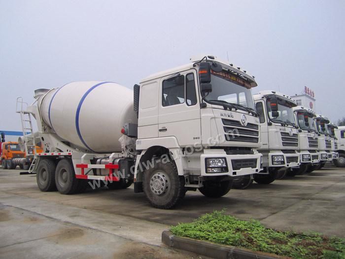 Shacman 6X4 Mixer Truck Euro 3 12 Cubic Meter Concrete Drum