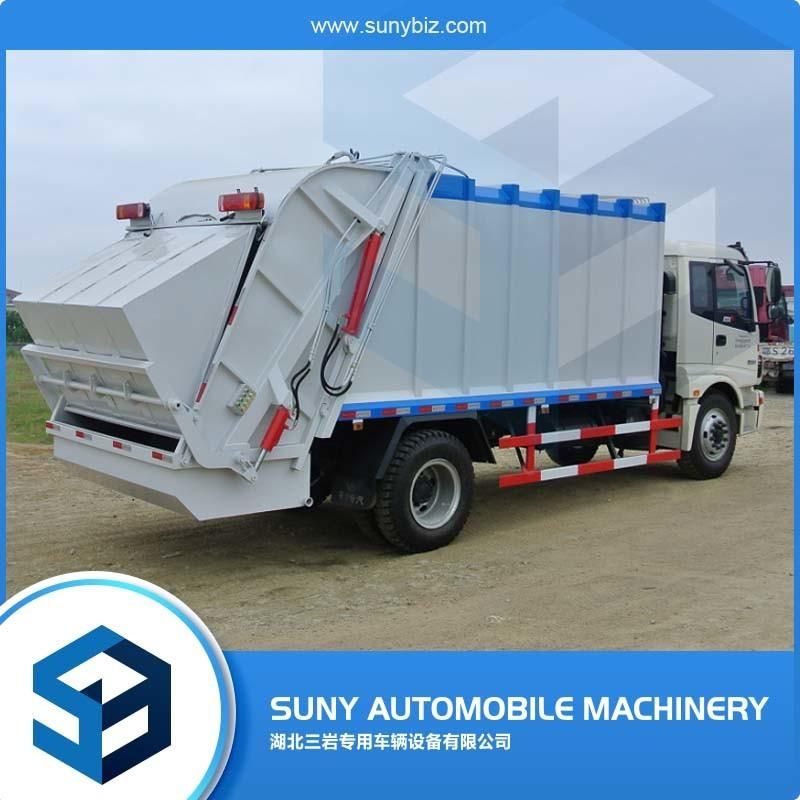 Euro 5 Foton Aumark 4X2 Compactor Garbage Truck