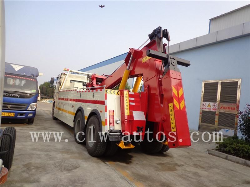 FAW 6X4 Heavy Duty Wrecker Truck Rotator Tow Truck 20 Ton Wrecker Tow Truck for Sale