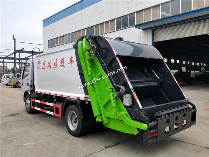 China Factory Supply 6-8m3 Mobile Transport Compactor Garbage Compressed Waste Truck Price