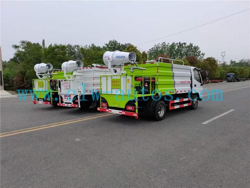 Foton Forland 4000liters 4cbm 4tons Water Bowser Truck Spray Truck with Dust Control High Pressure Cannon Sprayer Machine