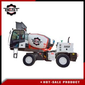 3.6 Cubic Meters Self Loading Concrete Mixer Truck for Sale with Free Spare Parts Provided