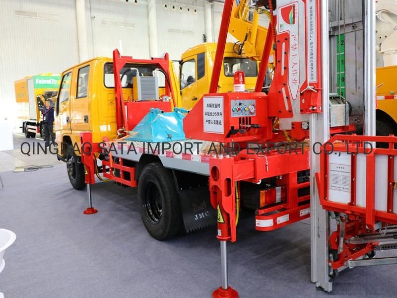 China New 28m High Aerial Work Platform Truck with Ladder