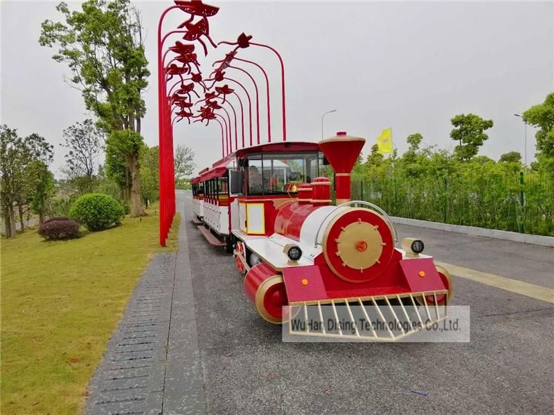 Customized 42 Seats Electric Tourist Train Sightseeing-You Can′ T Miss