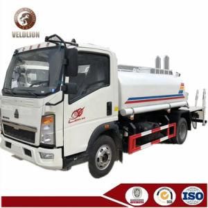 HOWO China Famous Brand Chassis 4*2 5000L Water Spray Truck Mini 1000 Gallon Watering Carts Used 5000 Liter Water Truck