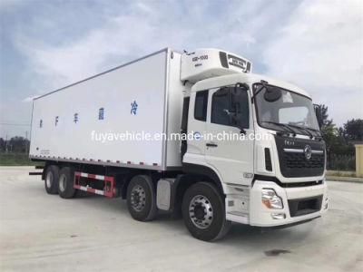 8X4 Heavy 25 Tonnes 25mt 25ton 9 Meters Long Reefer Container Truck