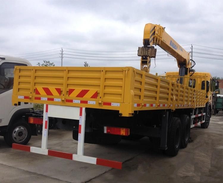 Dongfeng 6X4 12 Ton Mobile Crane Truck Good Price for Sale with Telescopic Boom Crane
