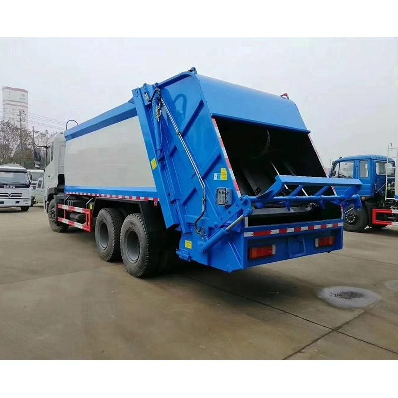 Dongfeng 375HP 20m3 6X4 LHD Hook Lift Roll off Garbage Compactor Garbage Truck