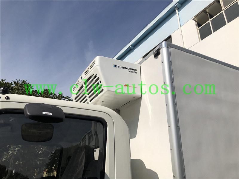HOWO 4X2 Rhd Freezer Refrigerator Van Truck for Meat and Fish Transport