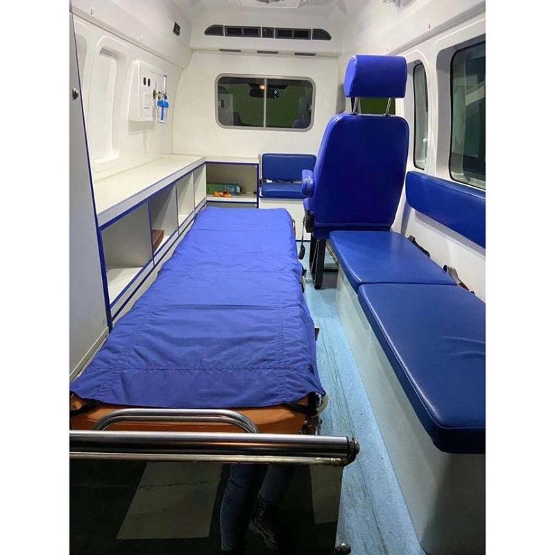 Professional Transit Emergency ICU Ford Ambulance Vehicle Install with Clinical First-Aid Equipment for Sales