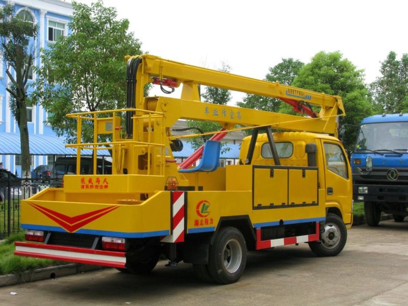 China Dongfeng 18m 20m 22m 24m 25m Hydraulic Aerial Manlift High Altitude Working Platform Truck Aerial Platform Truck