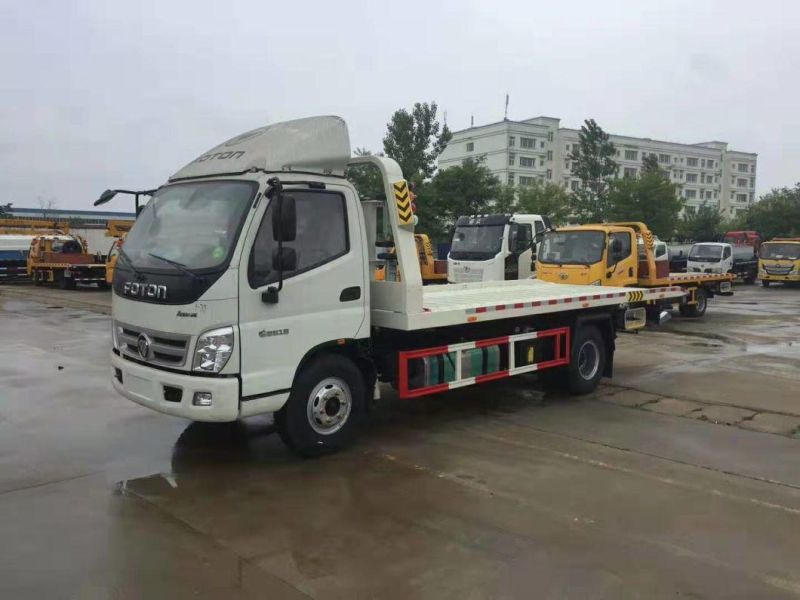Foton 4tons 5tons 5.6m Length Towing Equipment Trucks Wrecker
