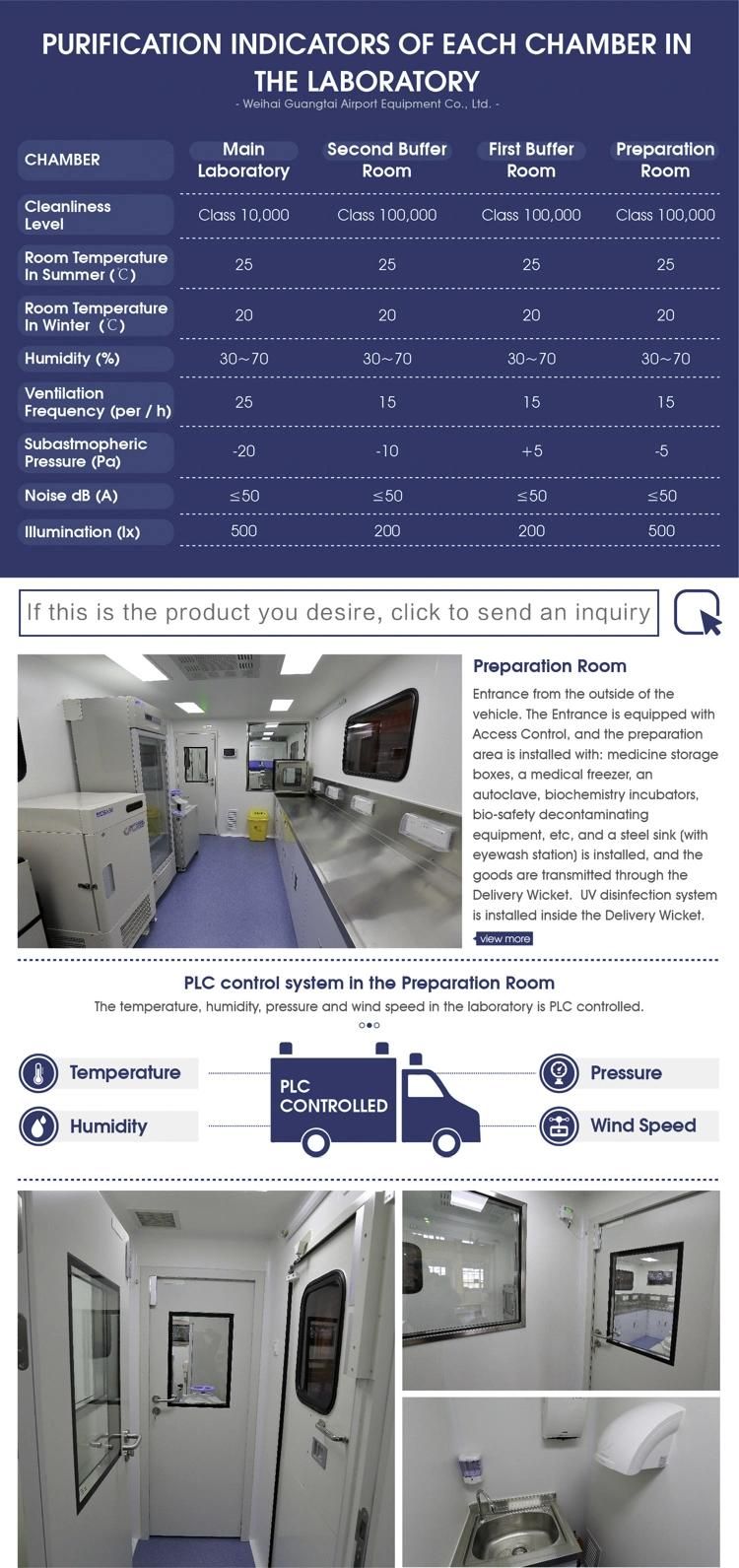 Immunofluorescence Analyzer and Biogical Safety Cabinet Medical Laboratory