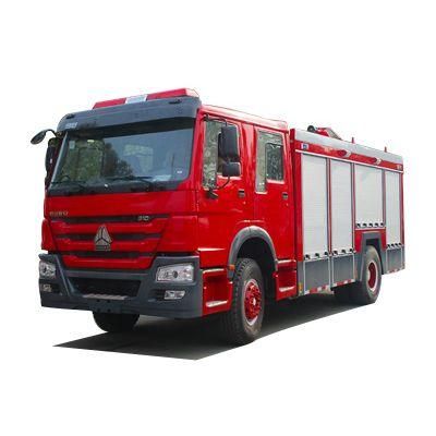 HOWO 4X4 off-Road 8t Fire Engine, 6000L Water Tank &amp; 2000L Foam Tank Fire Fighting Vehicle Price