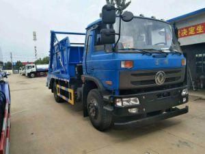 13cbm Dongfeng Euro 3 Swing Arm Garbage Transport Truck with Cummins Engine
