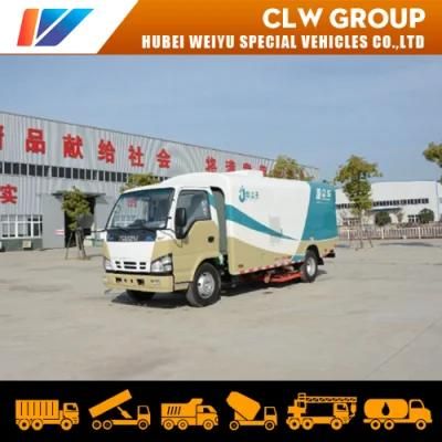 Isuzu 6m3 High Quality Dust Suction Garbage Collector Special Cleaner Sweeping Truck