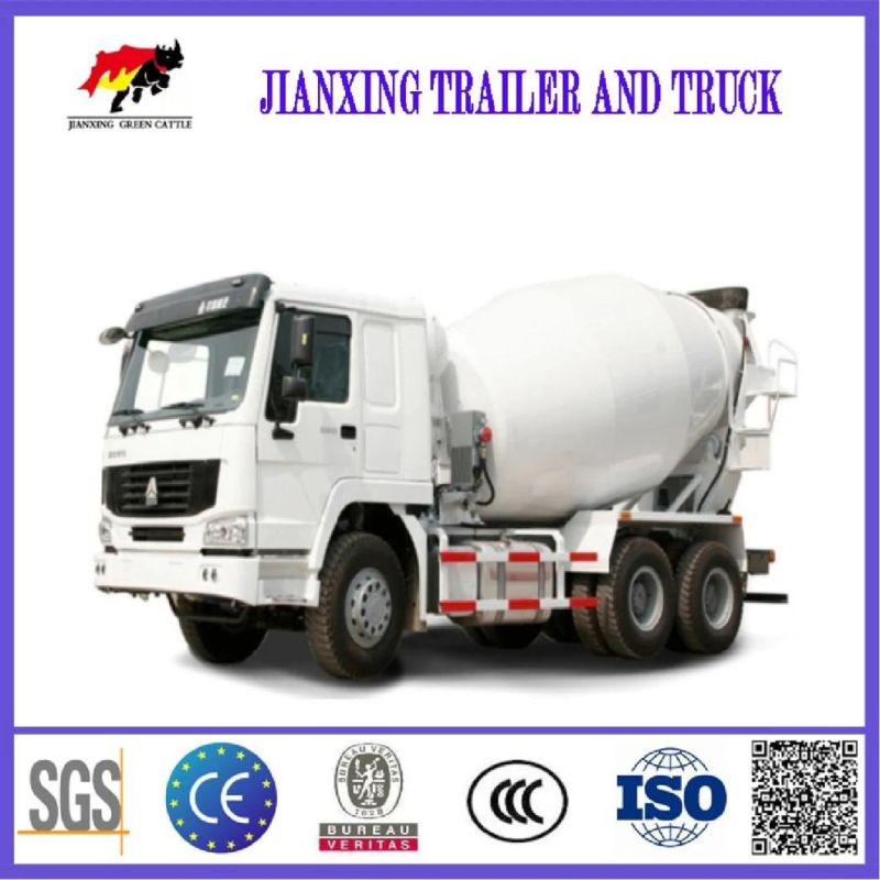 10 Wheels Self Loading Transit Mixer Concrete Transport Volumetric Cement Transit Mixing Drum Concrete Mixer Truck with Pump