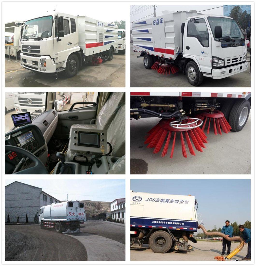 I′suzu FAW Sinotruk Dongfeng 5 Cubic Meter Road Sweeper Truck