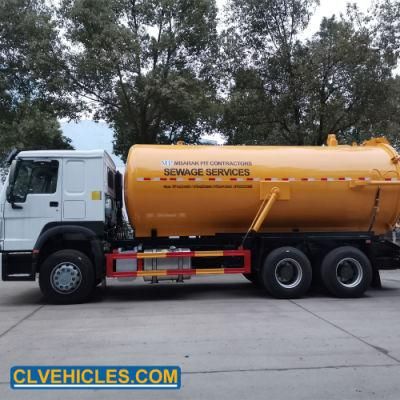 Sinotruk DFAC 6X4 18cbm 20cbm Used Vacuum Sewage Suction Truck