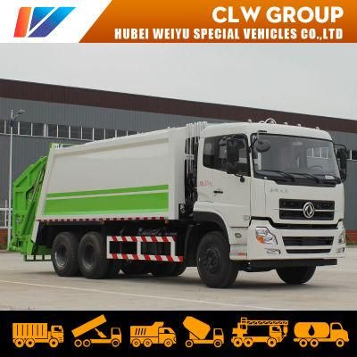 China Heavy Duty Dongfeng 18cbm/18000liters Rubbish Truck Garbage Truck 6*4 Compactor Garbage Truck