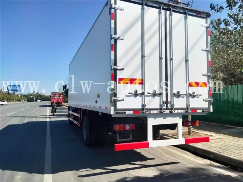 10tons 15tons 30cbm Shacman L3000 4X2 Refrigerated Van Truck with Carrier Hanxue Thermo King Freezer Unit