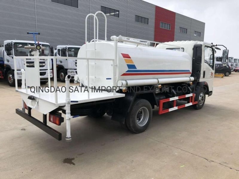 Foton 4X2 Water Bowser Tanker Trucks with Sprinking Function